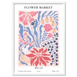 Flower Market | Milan - Art Print by Print and Proper, a Prints for sale on Style Sourcebook