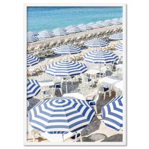Amalfi Seaside Umbrellas I - Art Print by Victoria's Stories by Print and Proper, a Prints for sale on Style Sourcebook