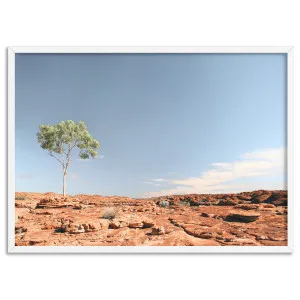 Lone Gumtree Outback View I - Art Print by Print and Proper, a Prints for sale on Style Sourcebook