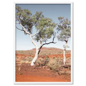 Gumtree Outback View III - Art Print by Print and Proper, a Prints for sale on Style Sourcebook