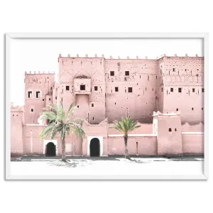 Moroccan Desert Palace | Kasbah Taourirt - Art Print by Print and Proper, a Prints for sale on Style Sourcebook
