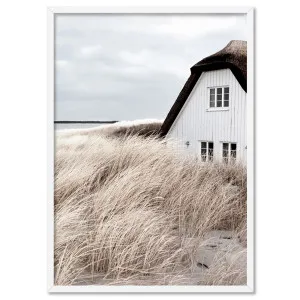 Nordic Lake Barn - Art Print by Print and Proper, a Prints for sale on Style Sourcebook