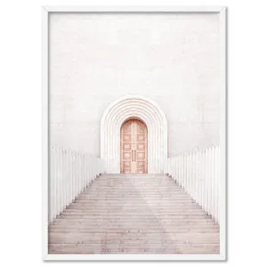 Pastel Boho Arch Door - Art Print by Print and Proper, a Prints for sale on Style Sourcebook