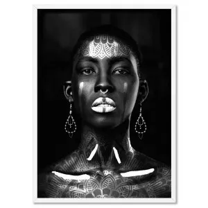 Tribal African Queen - Art Print by Print and Proper, a Prints for sale on Style Sourcebook