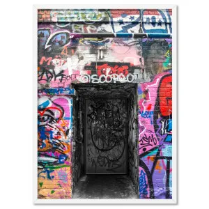 Melbourne Street Art / Hosier Lane Door I - Art Print by Print and Proper, a Prints for sale on Style Sourcebook