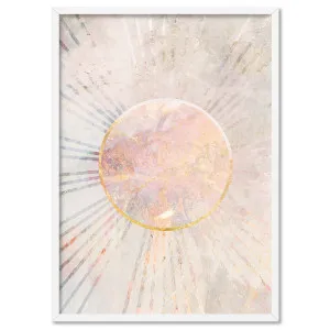 Boho Sun Rays Illustration - Art Print by Print and Proper, a Prints for sale on Style Sourcebook