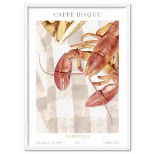 Galleria Del Cibo | Caffe Bisque II - Art Print by Vanessa by Print and Proper, a Prints for sale on Style Sourcebook