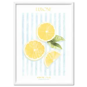 Agrumi No 2 | Lemon - Art Print by Vanessa by Print and Proper, a Prints for sale on Style Sourcebook