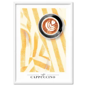 Caffe Cappuccino - Art Print by Vanessa by Print and Proper, a Prints for sale on Style Sourcebook