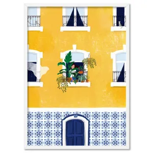 Holiday in Lisbon Illustration - Art Print by Maja Tomljanovic by Print and Proper, a Prints for sale on Style Sourcebook