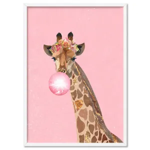 Giraffe Pop - Art Print by Print and Proper, a Prints for sale on Style Sourcebook