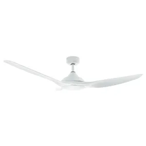 Raven Indoor / Outdoor DC Ceiling Fan, 132cm/52'', White by Vencha Lighting, a Ceiling Fans for sale on Style Sourcebook