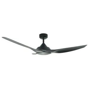 Raven Indoor / Outdoor DC Ceiling Fan, 132cm/52'', Black by Vencha Lighting, a Ceiling Fans for sale on Style Sourcebook