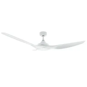 Raven Indoor / Outdoor DC Ceiling Fan, 162cm/64'', White by Vencha Lighting, a Ceiling Fans for sale on Style Sourcebook