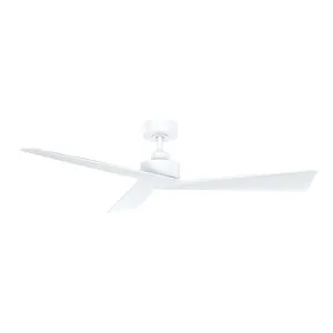 Bronte DC Ceiling Fan, 132cm/52'', White by Vencha Lighting, a Ceiling Fans for sale on Style Sourcebook