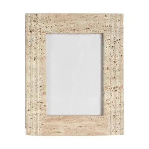 Trey Travetine Photo Frame, 5x7" by Florabelle, a Photo Frames for sale on Style Sourcebook