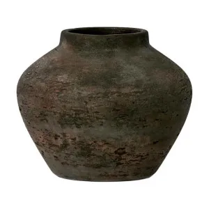 Landis Fiber Stone Pot Vase, Small, Earth Brown by Florabelle, a Vases & Jars for sale on Style Sourcebook