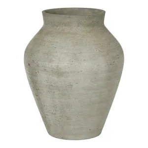Landis Fiber Stone Pot Vase, Large, Grey by Florabelle, a Vases & Jars for sale on Style Sourcebook