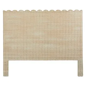 Belle Rattan Bed Headboard, Queen, Natural by Florabelle, a Bed Heads for sale on Style Sourcebook