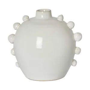 Frida Terracotta Bud Vase, White by Florabelle, a Vases & Jars for sale on Style Sourcebook
