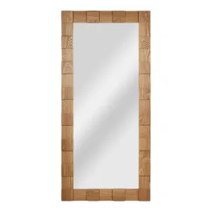 Monument Oak Timber Frame Floor Mirror, 160cm, Natural by Florabelle, a Mirrors for sale on Style Sourcebook