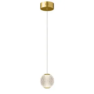 Langdon LED Pendant Light, 3000K, Gold by Vencha Lighting, a Pendant Lighting for sale on Style Sourcebook