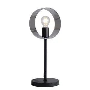 Galaxy Glass & Metal Table Lamp, Black by Vencha Lighting, a Table & Bedside Lamps for sale on Style Sourcebook