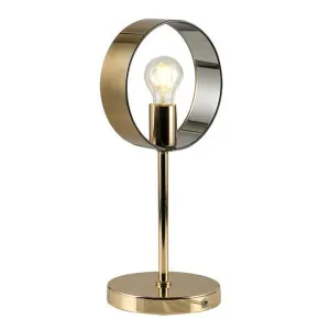 Galaxy Glass & Metal Table Lamp, Gold by Vencha Lighting, a Table & Bedside Lamps for sale on Style Sourcebook