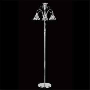 Aphrodite Asfour Crystal Floor Lamp, Chrome by Vencha Lighting, a Floor Lamps for sale on Style Sourcebook