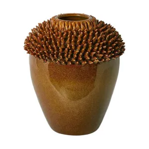 Keir Ceramic Vase, Small, Brown by Florabelle, a Vases & Jars for sale on Style Sourcebook