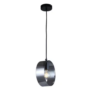 Galaxy Glass & Metal Pendant Light, Black by Vencha Lighting, a Pendant Lighting for sale on Style Sourcebook