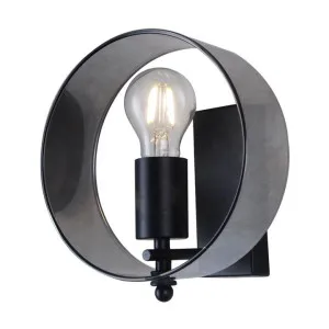 Galaxy Glass & Metal Wall Light, Black by Vencha Lighting, a Wall Lighting for sale on Style Sourcebook