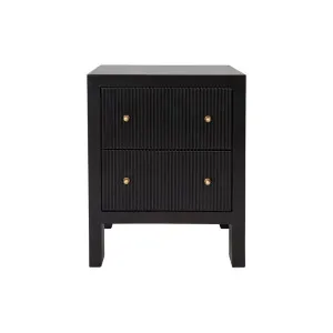 Adele Bedside Table - Small Black by CAFE Lighting & Living, a Bedside Tables for sale on Style Sourcebook