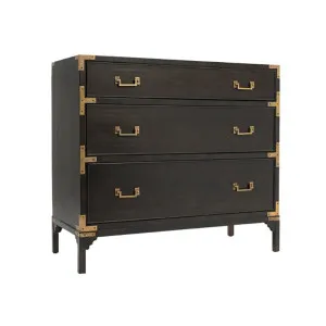 Balmoral 3-Drawer Chest - Charcoal by Wisteria, a Cabinets, Chests for sale on Style Sourcebook