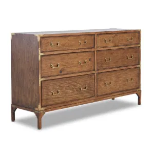 Balmoral 6-Drawer Chest - Cognac by Wisteria, a Cabinets, Chests for sale on Style Sourcebook