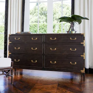 Balmoral 6-Drawer Dresser - Charcoal by Wisteria, a Cabinets, Chests for sale on Style Sourcebook