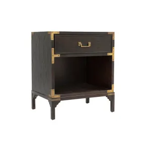 Balmoral Bedside Table - Charcoal by Wisteria, a Cabinets, Chests for sale on Style Sourcebook