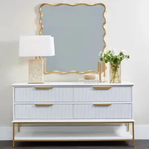 Ripple 4-Drawer Chest - White by CAFE Lighting & Living, a Cabinets, Chests for sale on Style Sourcebook