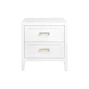 Sorrento White Bedside Table - Large by CAFE Lighting & Living, a Bedside Tables for sale on Style Sourcebook