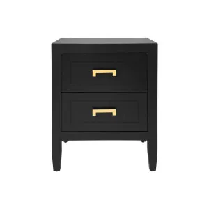 Sorrento Black Bedside Table - Small by CAFE Lighting & Living, a Bedside Tables for sale on Style Sourcebook