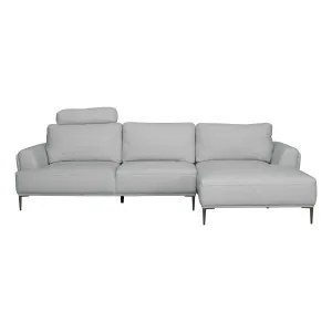 Hero 3 Seater Sofa + Chaise RHF in Easy Grey by OZ Design, a Sofas for sale on Style Sourcebook