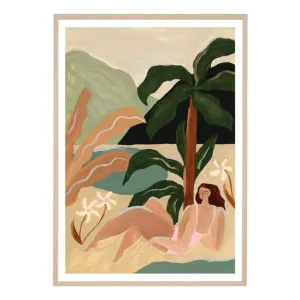 Island Green 1 Framed Print in 87 x 122cm by OzDesignFurniture, a Prints for sale on Style Sourcebook