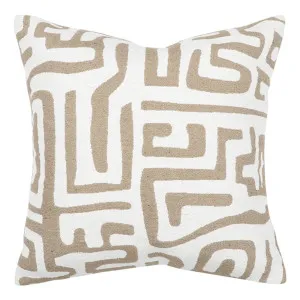 Loren Feather Fill Cushion 50x50cm in Natural by OzDesignFurniture, a Cushions, Decorative Pillows for sale on Style Sourcebook