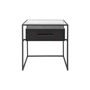 Vogue Bedside Table - Small Black by CAFE Lighting & Living, a Bedside Tables for sale on Style Sourcebook