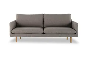 Frankie 3 Seat Sofa, Basel Light Grey, by Lounge Lovers by Lounge Lovers, a Sofas for sale on Style Sourcebook