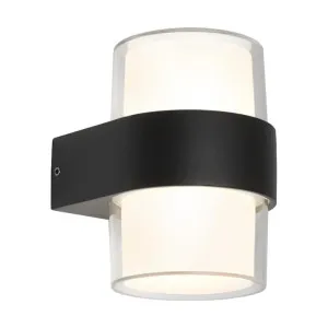 Otara IP65 Indoor / Outdoor LED Wall Light, CCT, Black by Cougar Lighting, a Outdoor Lighting for sale on Style Sourcebook