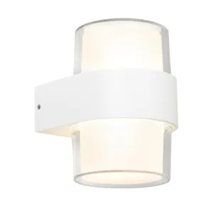 Otara IP65 Indoor / Outdoor LED Wall Light, CCT, White by Cougar Lighting, a Outdoor Lighting for sale on Style Sourcebook
