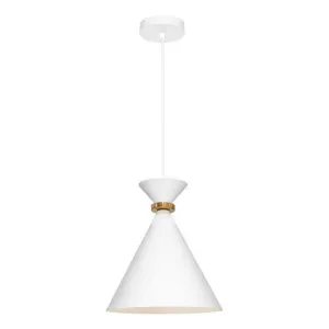 Julia Steel Pendant Light, Small, White by Cougar Lighting, a Pendant Lighting for sale on Style Sourcebook