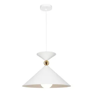Krissy Steel Pendant Light, Large, White by Cougar Lighting, a Pendant Lighting for sale on Style Sourcebook