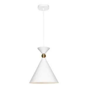 Krissy Steel Pendant Light, Small, White by Cougar Lighting, a Pendant Lighting for sale on Style Sourcebook